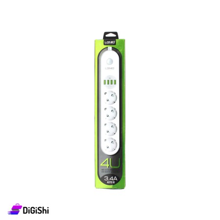 LDNIO Socket 4 Ports and 4 USB