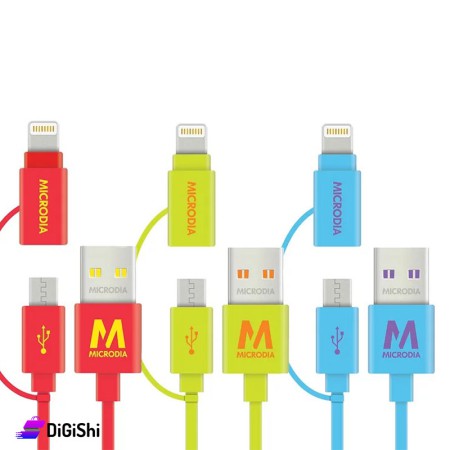 كبل ثنائي الرؤوس MICRODIA Fruitywire 2in1