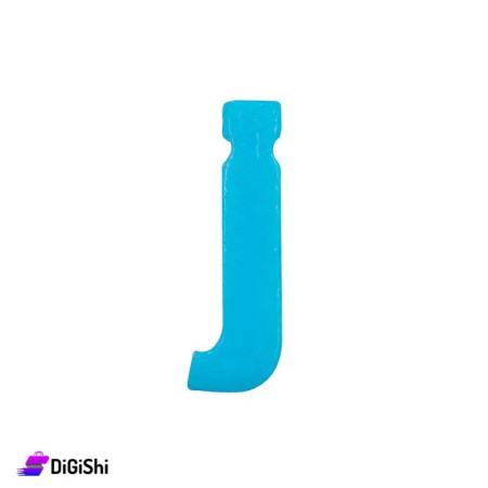 Letter j Soap - Blue