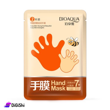 BIOAQUA Honey Soft Moisturizing & Exfoliating Hand Mask