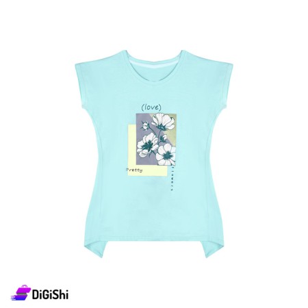 كنزة قطن نسائية نصف كم مفتوحة من الخلف - تيفاني