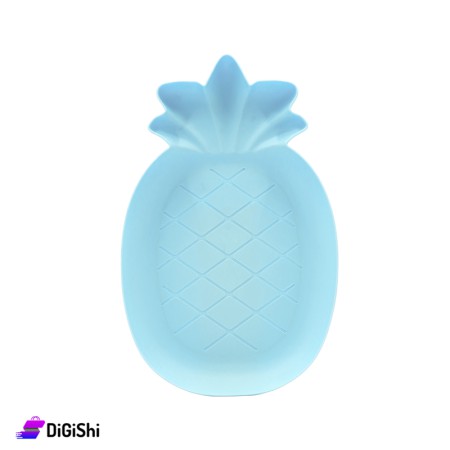 Pineapple Shaped Plastic Dish - Blue