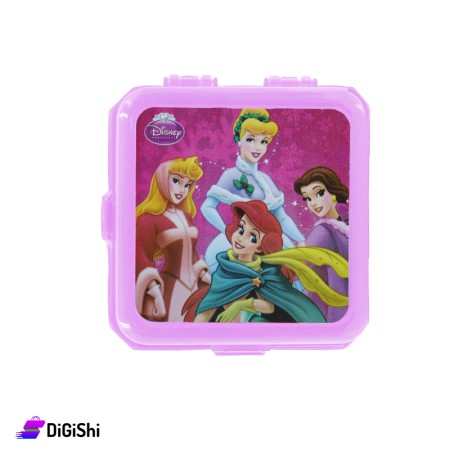SUPER STAR Disney Princess Plastic Lunch Box - Purple