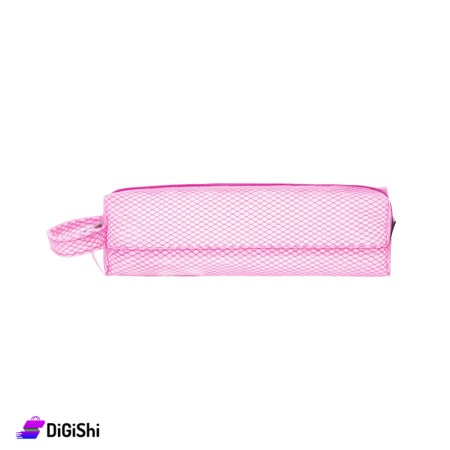 Lexi School Tarpaulin Mesh Pencil Case - Violet