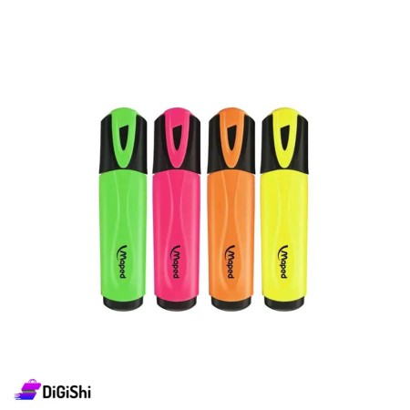 Maped Highlighter Pens - 4 Pieces