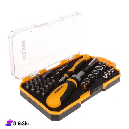 طقم مفك براغي مع فنجانين 42 قطعة TOLSEN