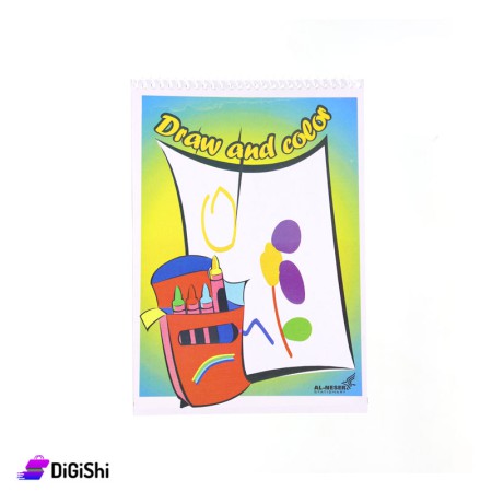 Al-NESER Small Drawing and coloring book Colors Print