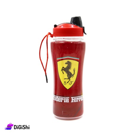 SUPER STAR Plastic Water Bottle - Red