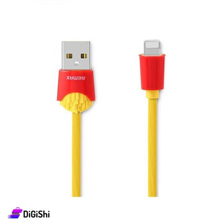 كبل شحن REMAX Rc-114 FOR IPHONE YELLOW