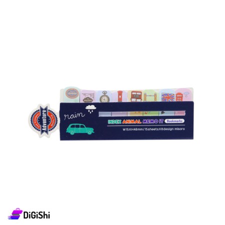علامات مرجعية لاصقة Rain