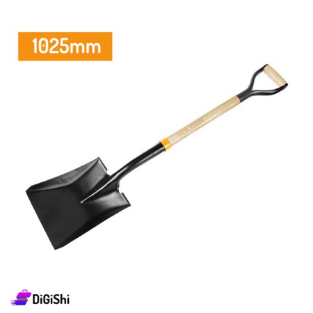 TOLSEN STEEL SHOVEL WITH HANDLE Square Shape 1025mm