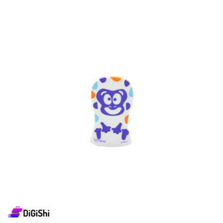 Maped Monkey Shape Eraser - White