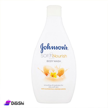 جل استحمام بزيت اللوز Johnson's Soft & Nourish