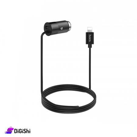 HOCO Z17 Sure single port wired car charger(lightning)