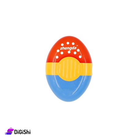 Sharpener & Eraser Oval shape - Red & Blue