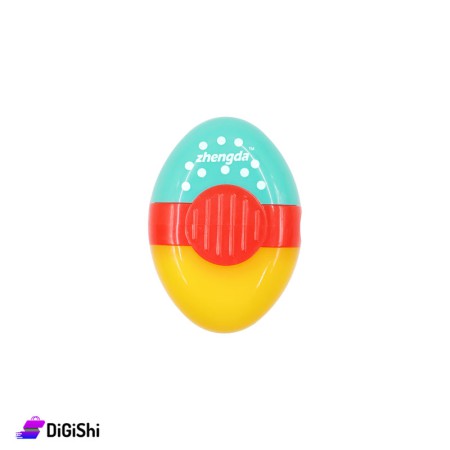 Sharpener & Eraser Oval shape - Tiffany & Yellow
