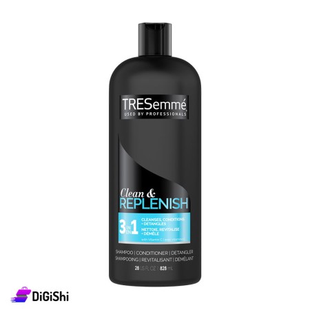 شامبو وبلسم ومزيل عقد الشعر TRESemmé Clean & Replenish 3in1