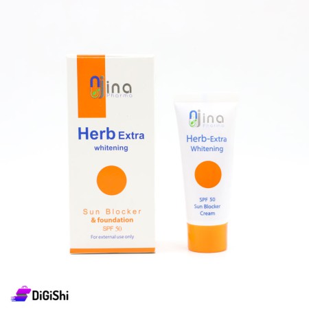 واقي شمسي وخافي عيوب SPF 50 JINA Herb Extra - بيج فاتح