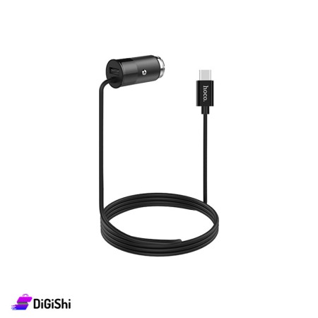 HOCO Z17 Sure single port wired car charger(Type-c)