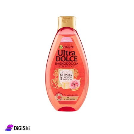Ultra Dolce Garnier with Rose Oil and Aleppo Soap Shower Gel