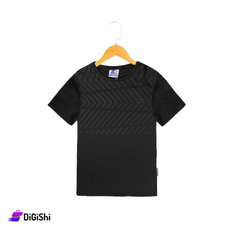 STARTER Half Sleeve Boy's Polyester T-shirt - Black