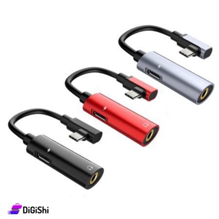 hoco LS19 Type-C 2-in-1 Audio Converter