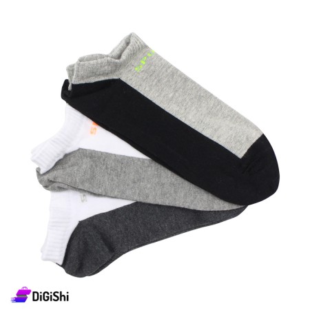 Al Samah Cotton Men Sport Short Socks Set Group 2