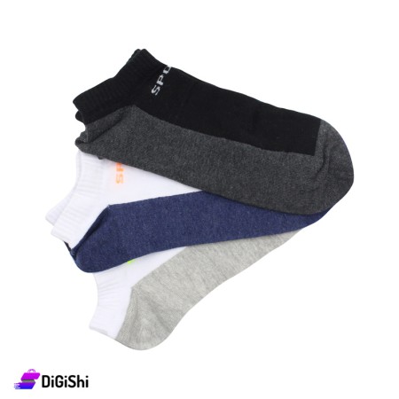Al Samah Cotton Men Sport Short Socks Set Group 1