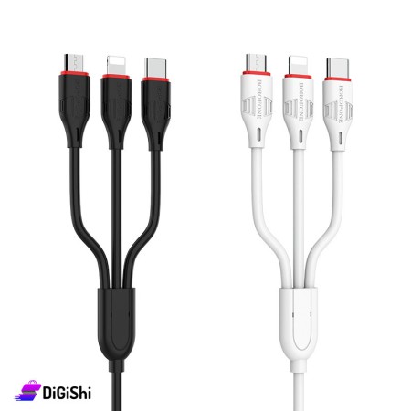 Borofone BX17 Enjoy 3-in-1 Cable