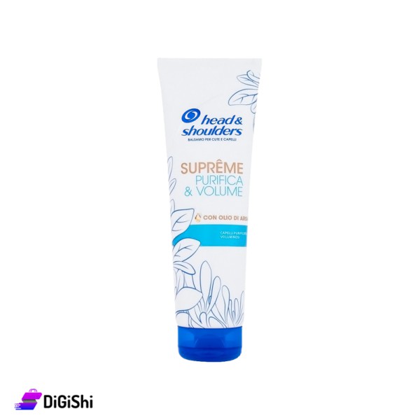بلسم لشعر كثيف Head & Shoulders Supreme Purify & Volume Hair Conditioner with Argan Oil
