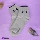 ZOX Plus Men's Cotton Mid Calf Socks جوارب قطن رجالي ساق وسط Under Armor Logo
