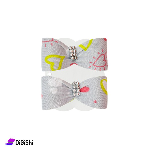 Pair of Hair Ties - Grey