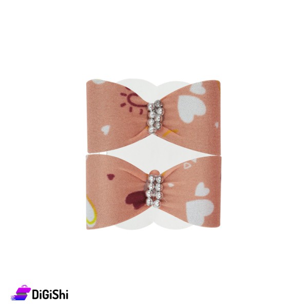 زوج ربطات شعر - تفاحي