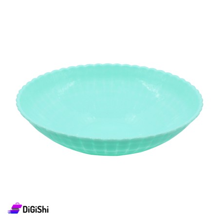 Plastic Serving Dish Round Shape - Tiffany