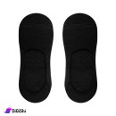 ZOX Plus Plain Cotton Men Shin Sock - Black