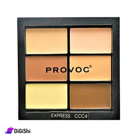 علبة كونتور وكونسيلر ومصحح PROVOC CCC4