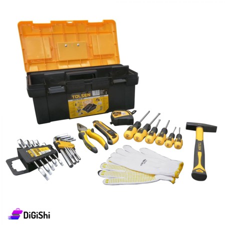 TOLSEN Plastic Box 26 Pieces Tool Set