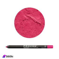 قلم جيل لتحديد شفاه مقاوم للماء 12 PROVOC