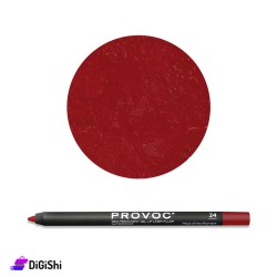 قلم جيل لتحديد شفاه مقاوم للماء 24 PROVOC