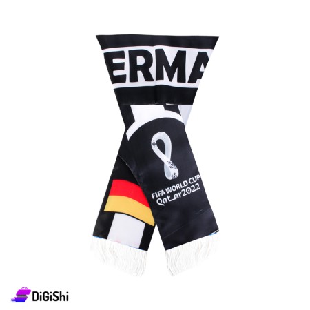 FITNESS Groupe Germany Flag Satin Shawl