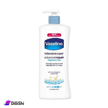 كريم مرطب فازلين للبشرة الجافة خالي من العطور  Vaseline Intensive Care Advanced Repair