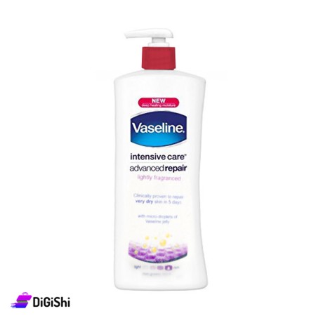 كريم مرطب فازلين للبشرة الجافة برائحة خفيفة  Vaseline Intensive Care Advanced Repair