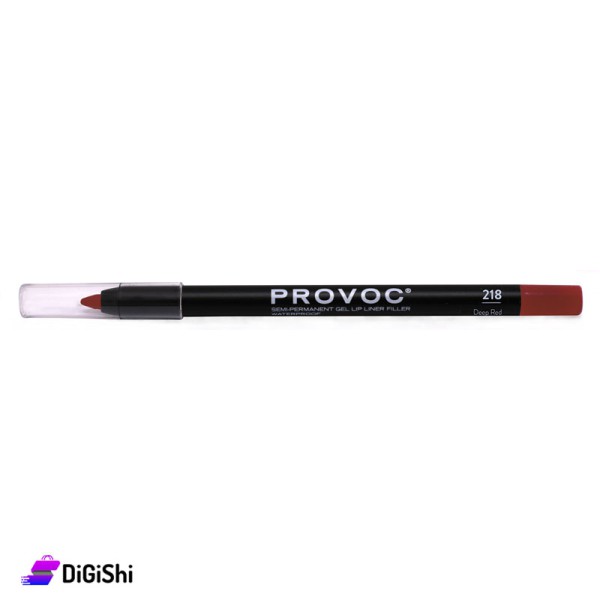 PROVOC Gel Lip Liner 218 Deep Red