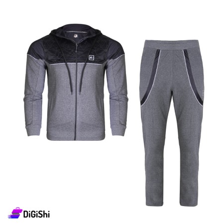 STARTER Cotton Men's Pajamas - Black and Gray