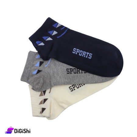 Al Samah Set Of Men Lozenges Socks - 3 Pairs Group 3