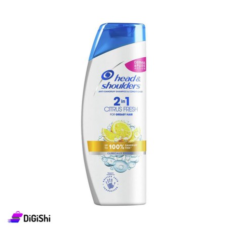 Head & Shoulders Greasy Hair Shampoo CITRUS FRESH