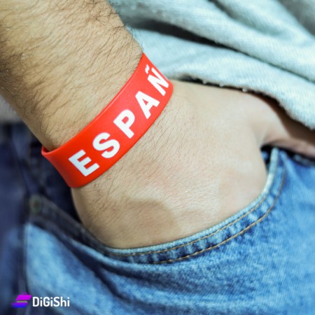 سوار سيليكون علم إسبانيا
