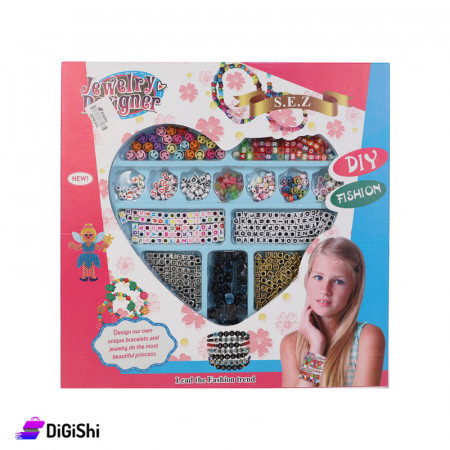 A Set of Beads for Making Bracelets and Necklaces - (D)