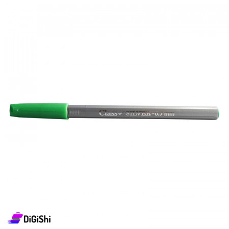 Class Silver Pen - Light Green