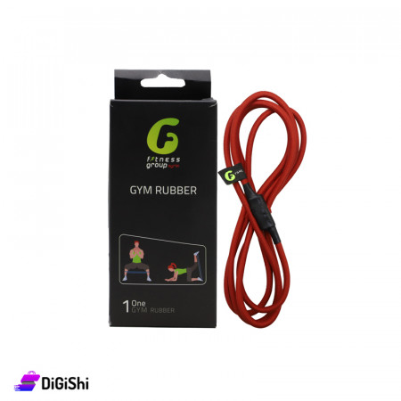 Fitness Group Syria 4007 Rubber Gym Rope - Red